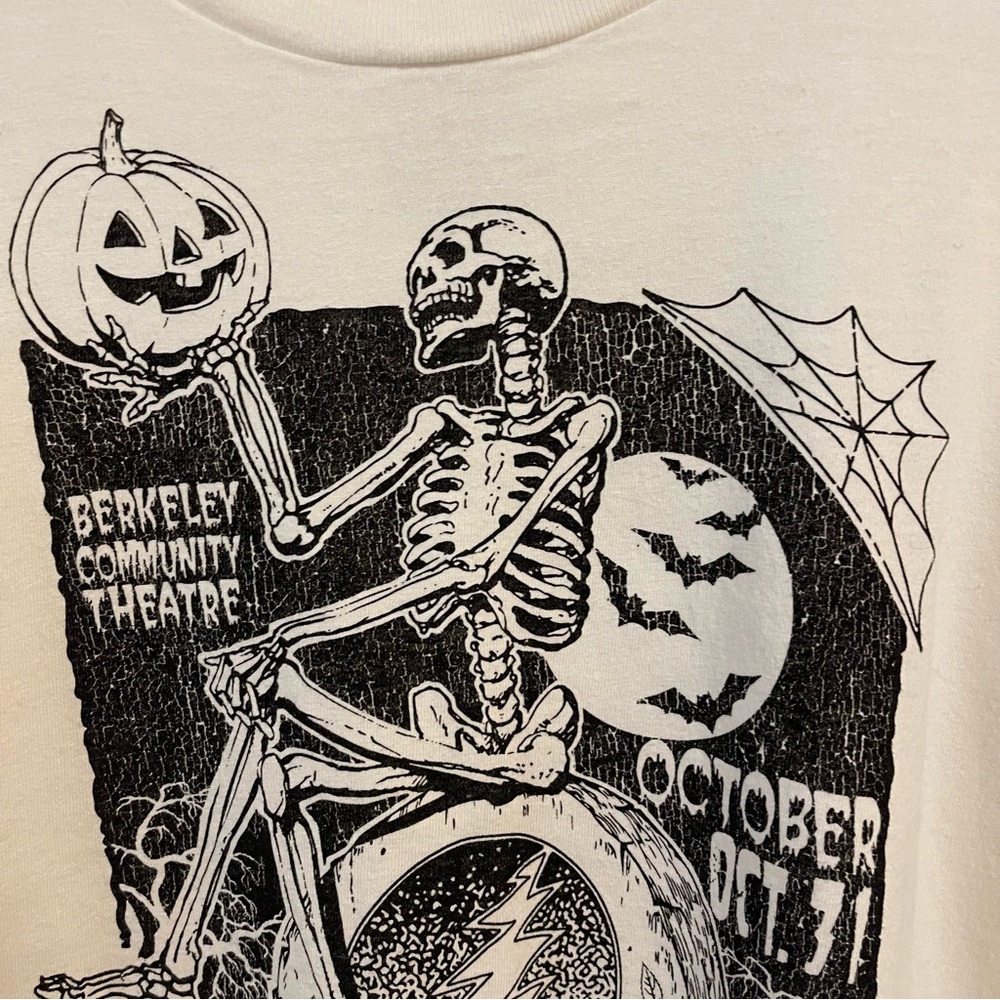 Grateful Dead Shirt Tee Small Mens Halloween Rock Band Concert Nostalgiacore NWT - Picture 10 of 16